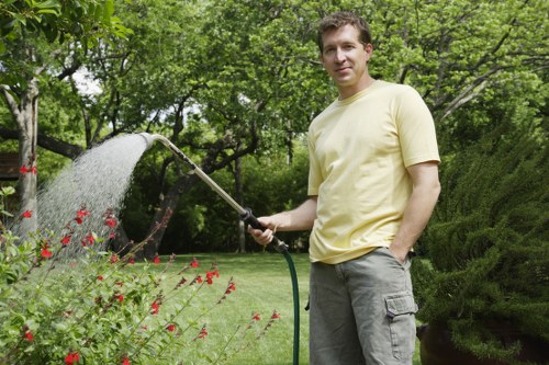 Lush green garden maintained by Gardeners Southgate